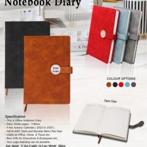 Premium PU Leather Notebook Diary