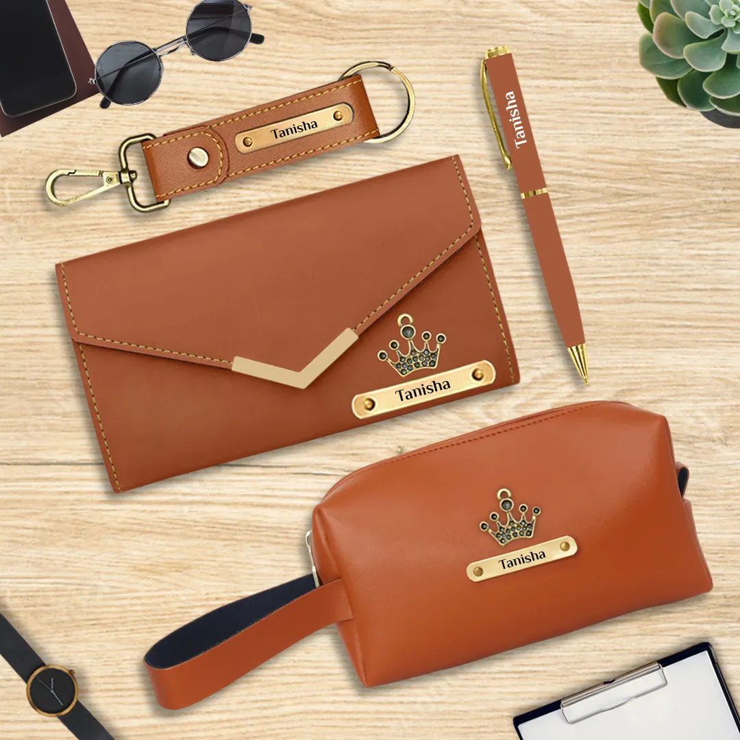 Personalized-Gift-Set-for-Women-Custom-Pen-Keychain-Ladies-Wallet-Pouch-03